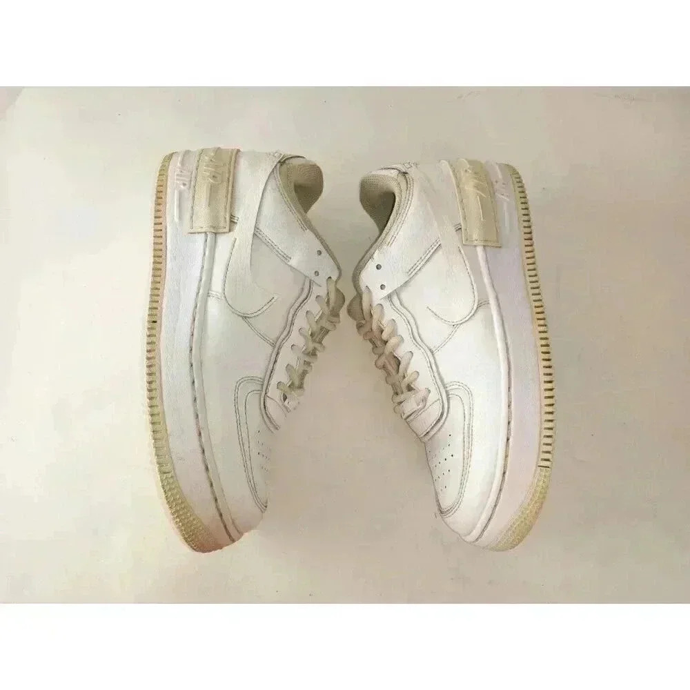 Nike AF1 Air Force 1 Low Women Sz 9.5 Triple White Athletic Comfort Sneaker - Picture 12 of 12